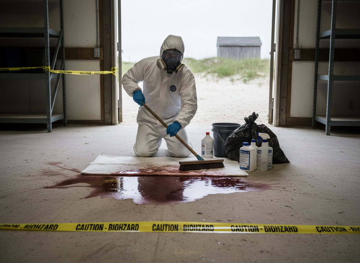 Biohazard Cleanup in East Orleans